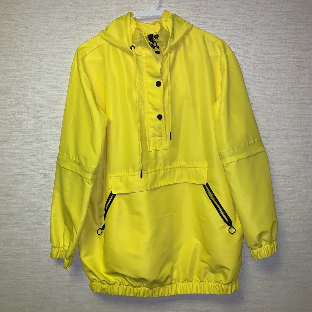 Bright yellow Wild Fable windbreaker
